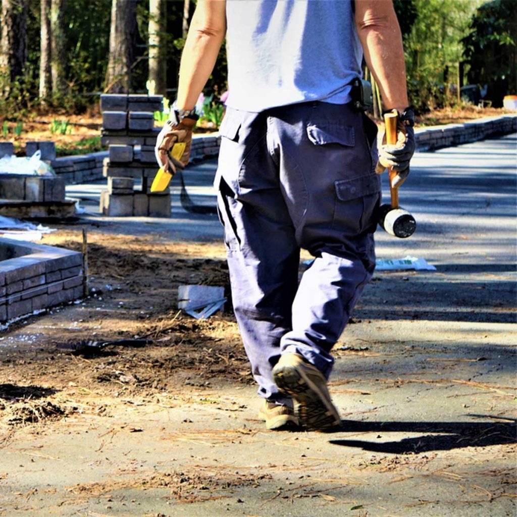 construction in right of way