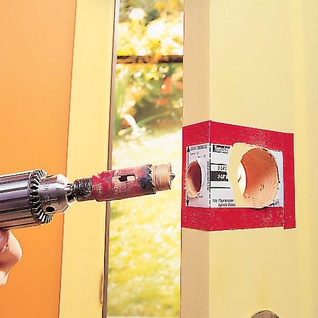 Drilling out a hole in Wooden Door, How To Install A Deadbolt Lock