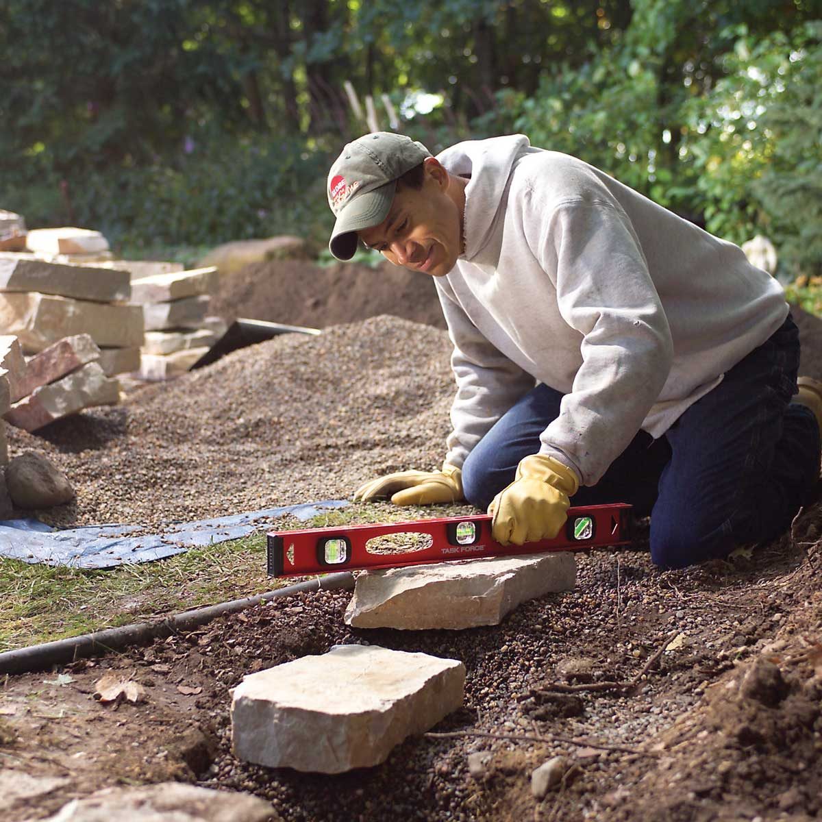 Lay the first stones