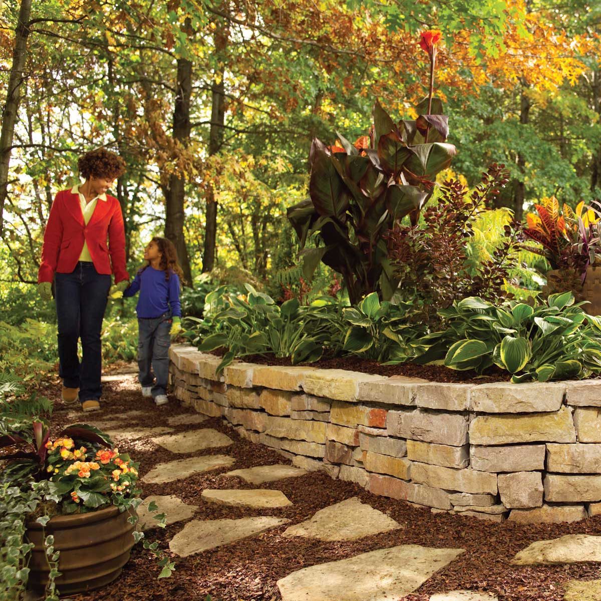 Raised bed and garden