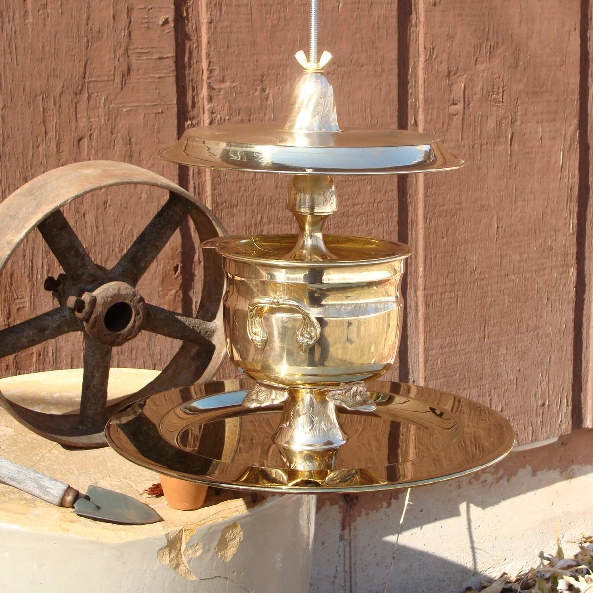 Brass-Bird-Feeder