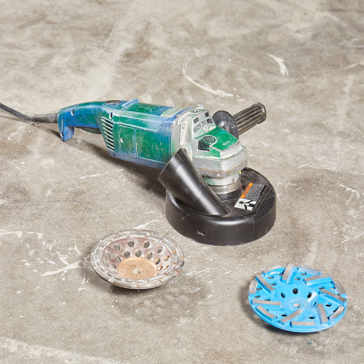 Sander with different grinding attachments | Construction Pro Tips