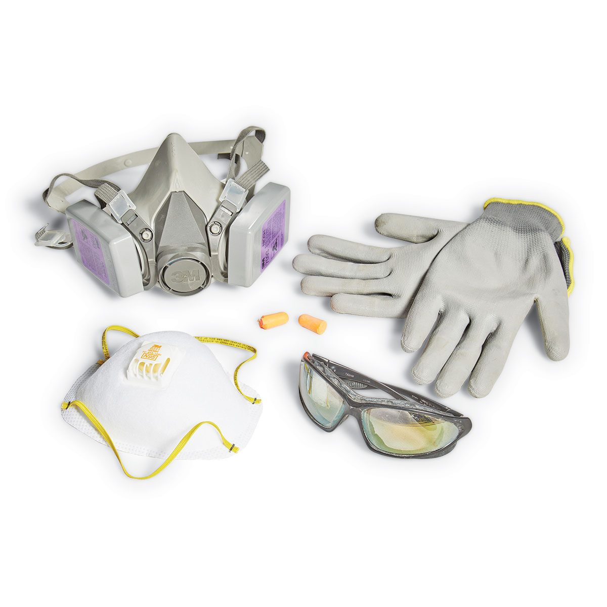 Safety gear for grinding concrete | Construction Pro Tips