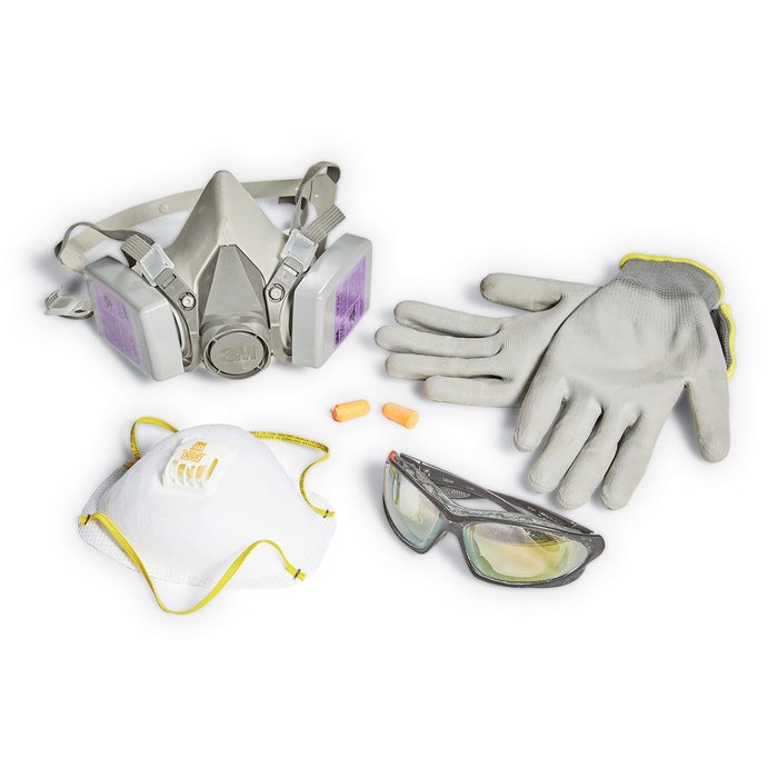 Safety gear for grinding concrete | Construction Pro Tips