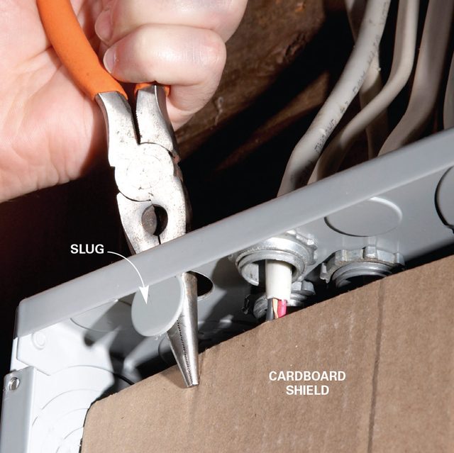 Insert a Cardboard Safety Shield