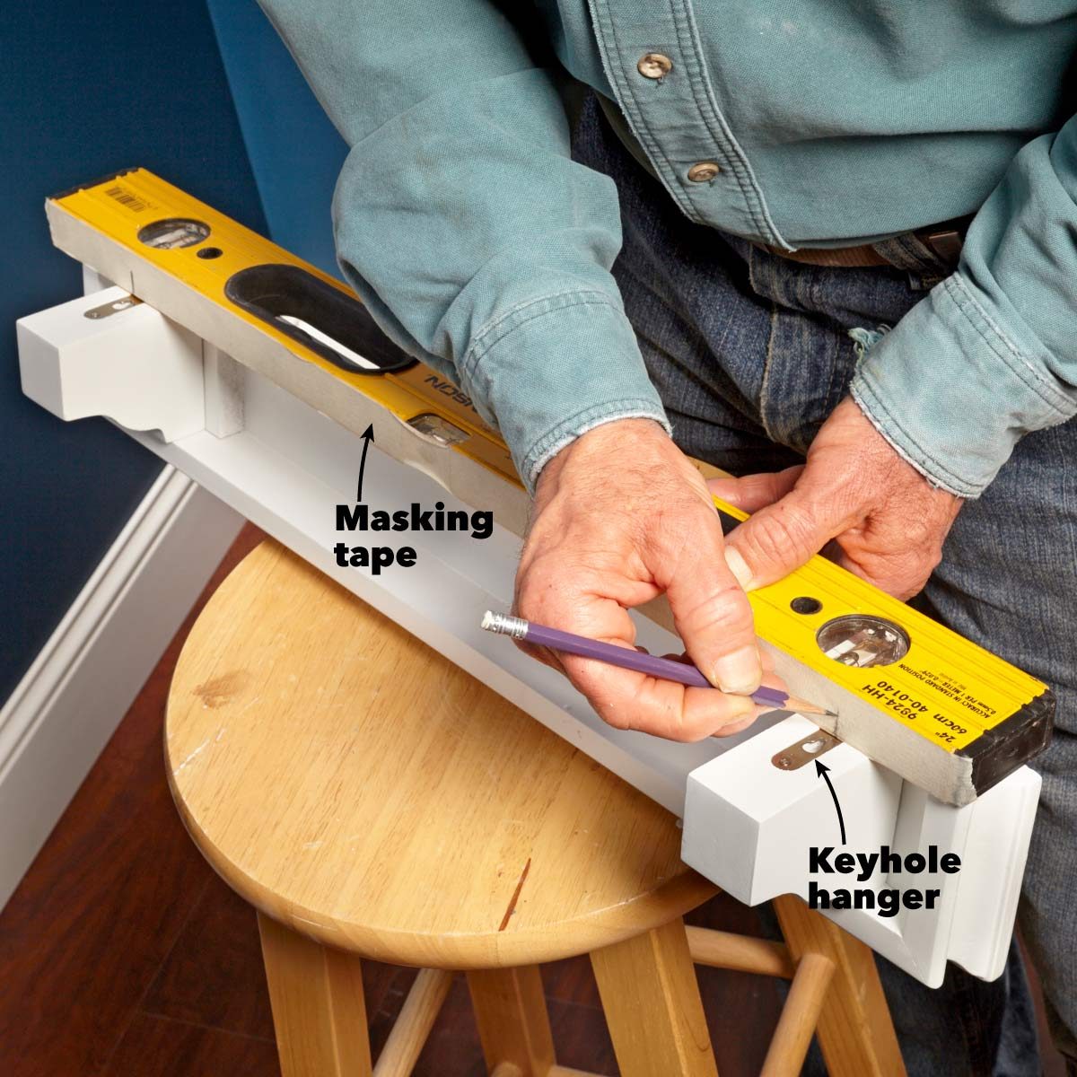 hanging shelves keyhole hangers mark don