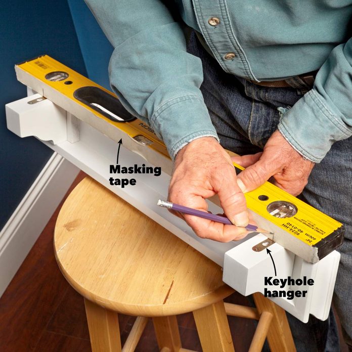 hanging shelves keyhole hangers mark don