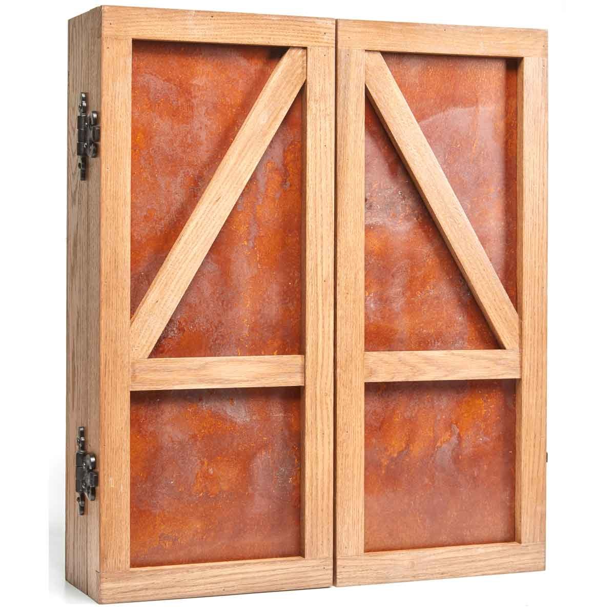 dartboard aged rust steel