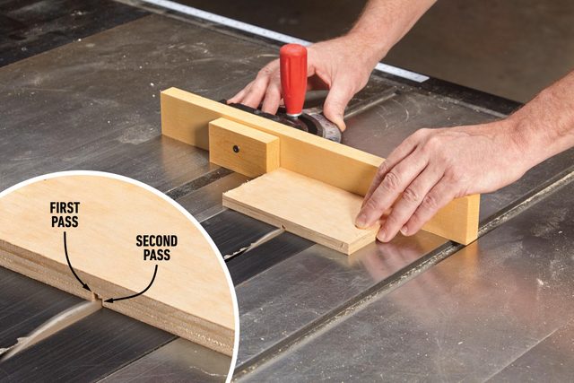 DIY Hardware Organizer Cutting Divider Slots