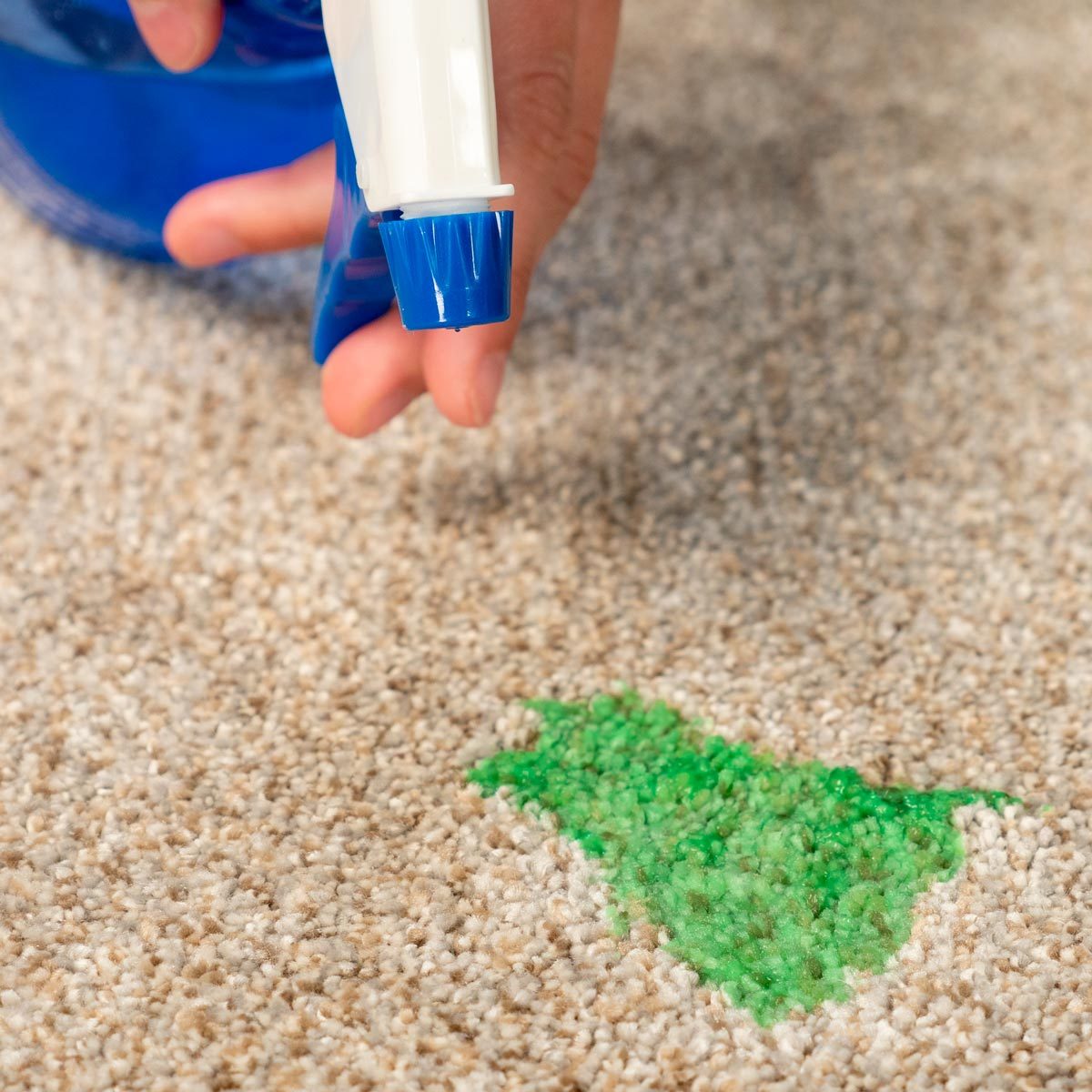 Cleaning slime in carpet