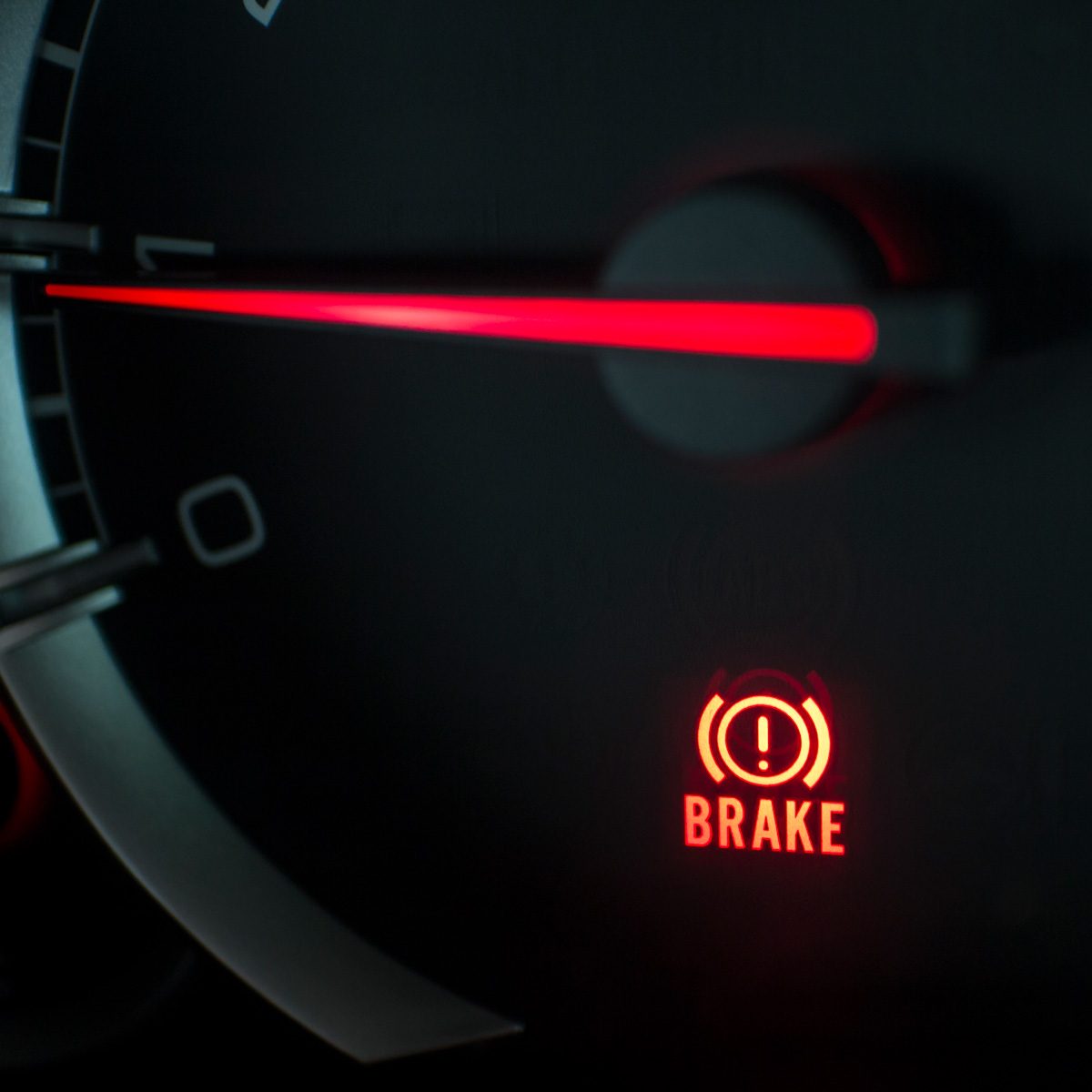 brake light on