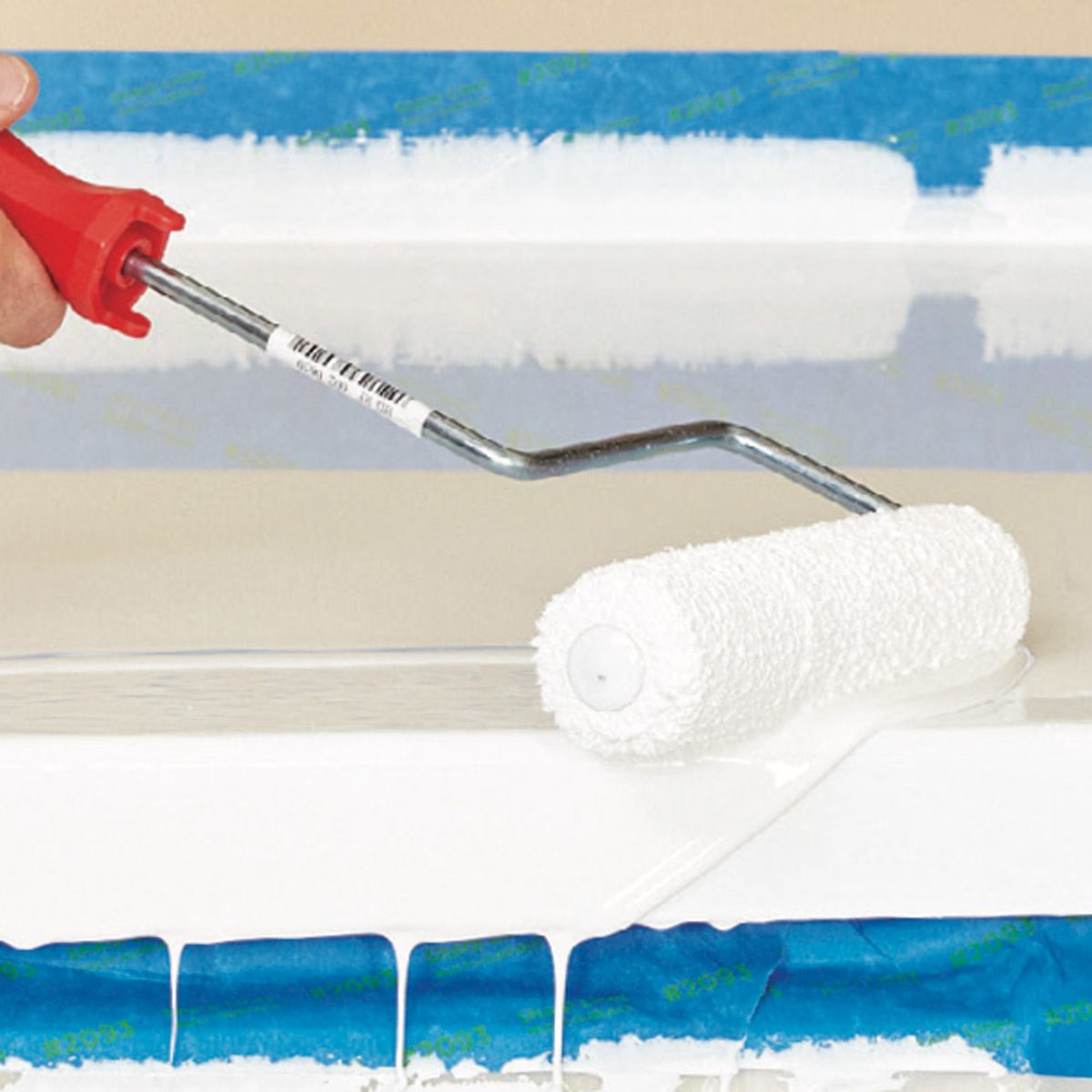 Roll the edges for epoxy countertops