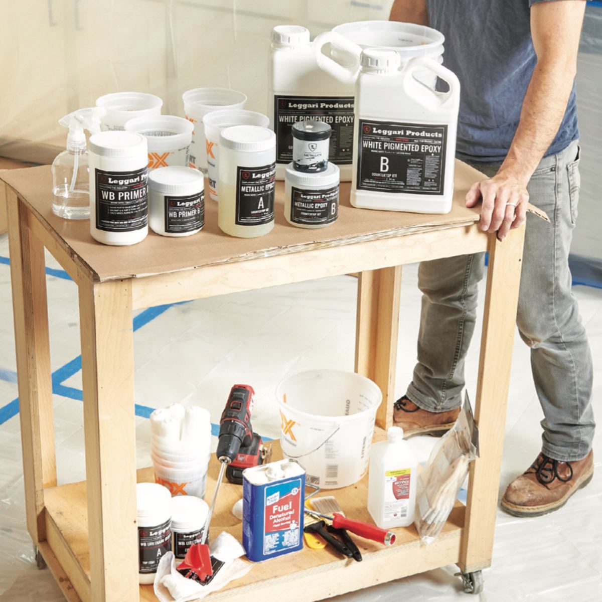 epoxy countertop materials