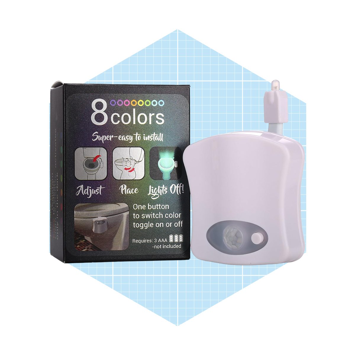 Rainbowl Toilet Light With Motion Sensor