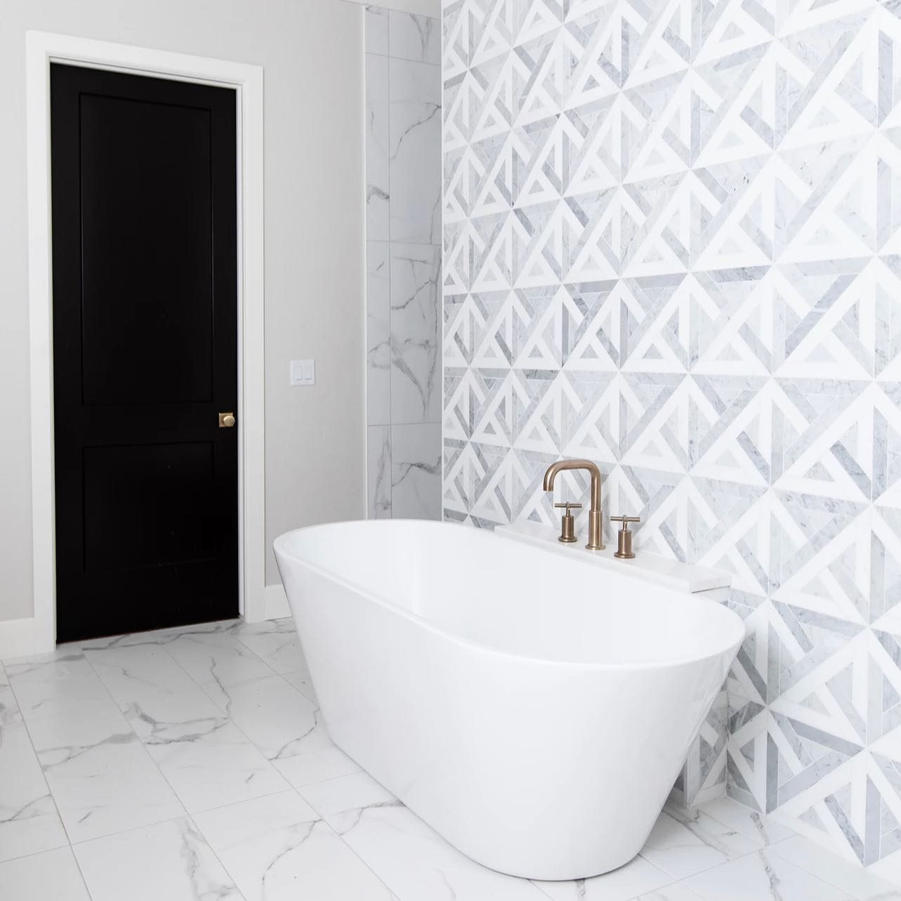 Statement Wall Bathroom Tile