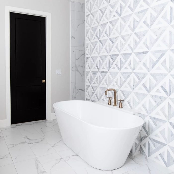 Statement Wall Bathroom Tile