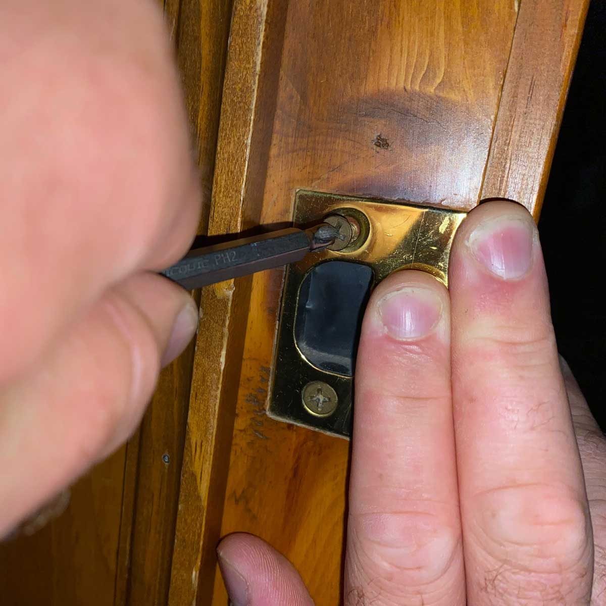 Install the Strike Plate