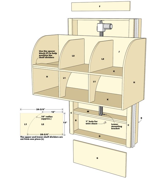 diy garage lift storage spaces