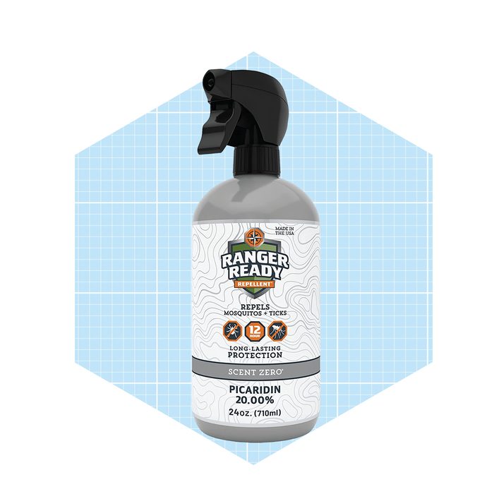 A gray spray bottle labeled 