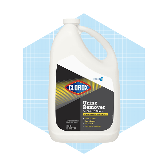 A white, plastic jug labeled 