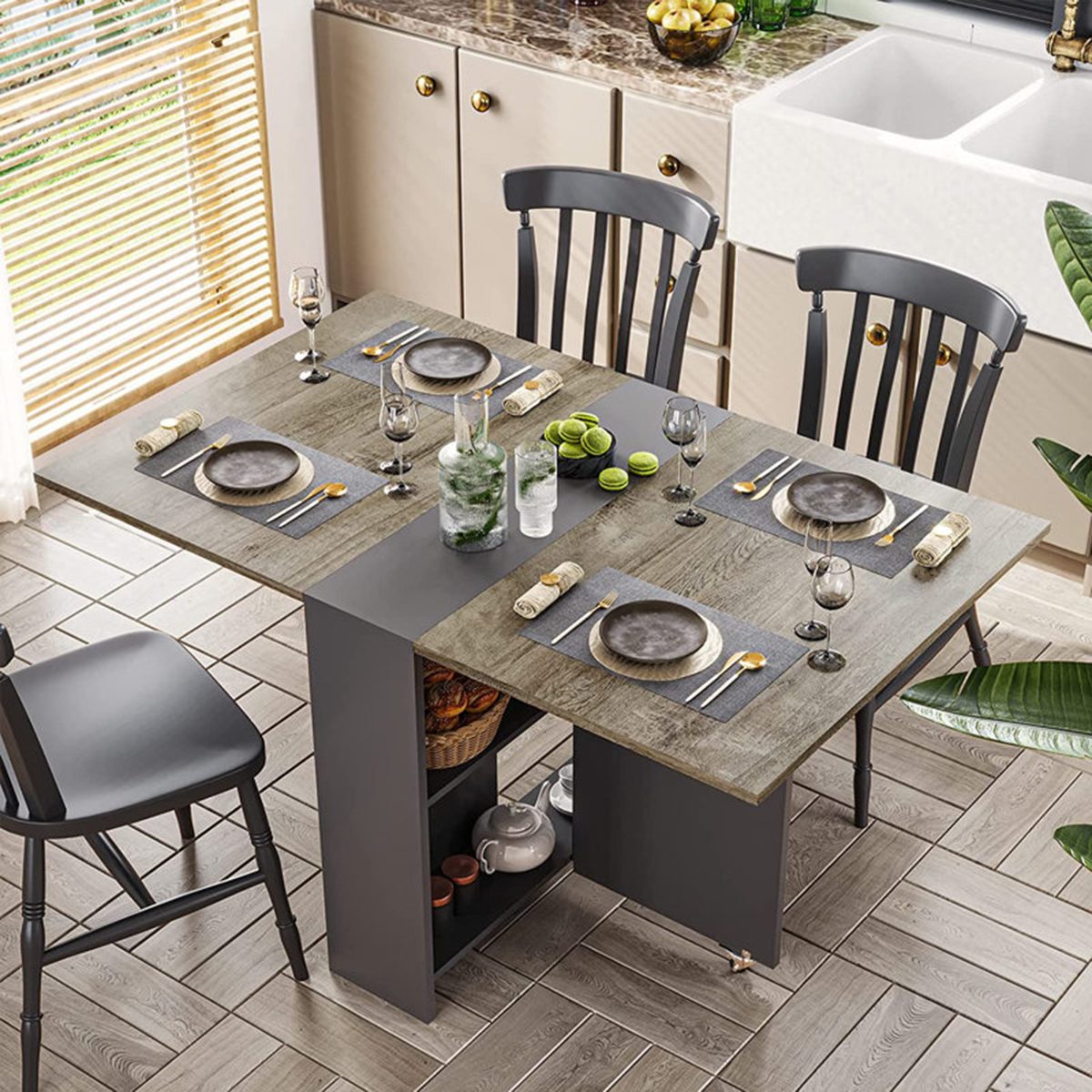 Most Versatile Kaviyon Trestle Dining Table
