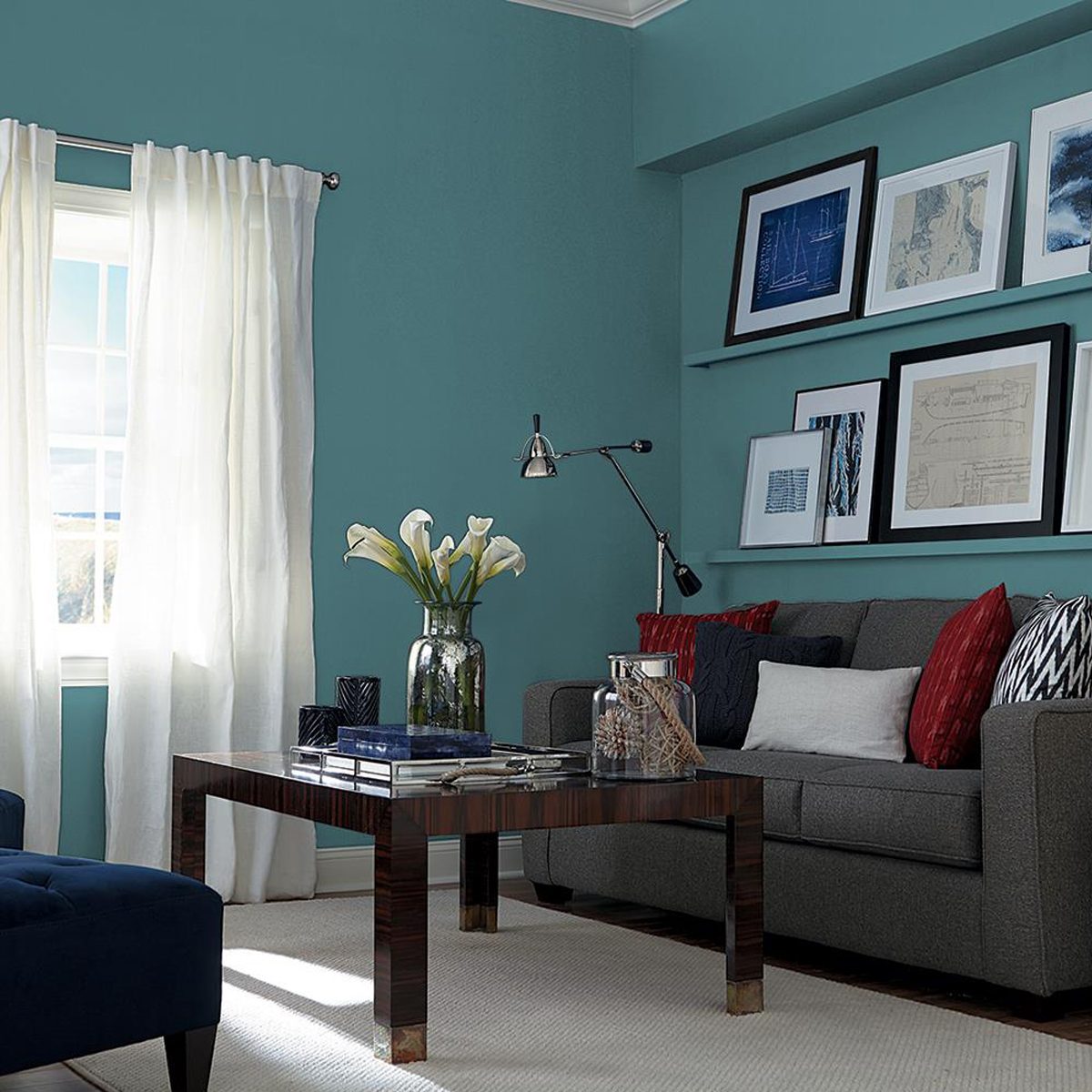 Vining Ivy Wall Paint Color Via Glidden.com