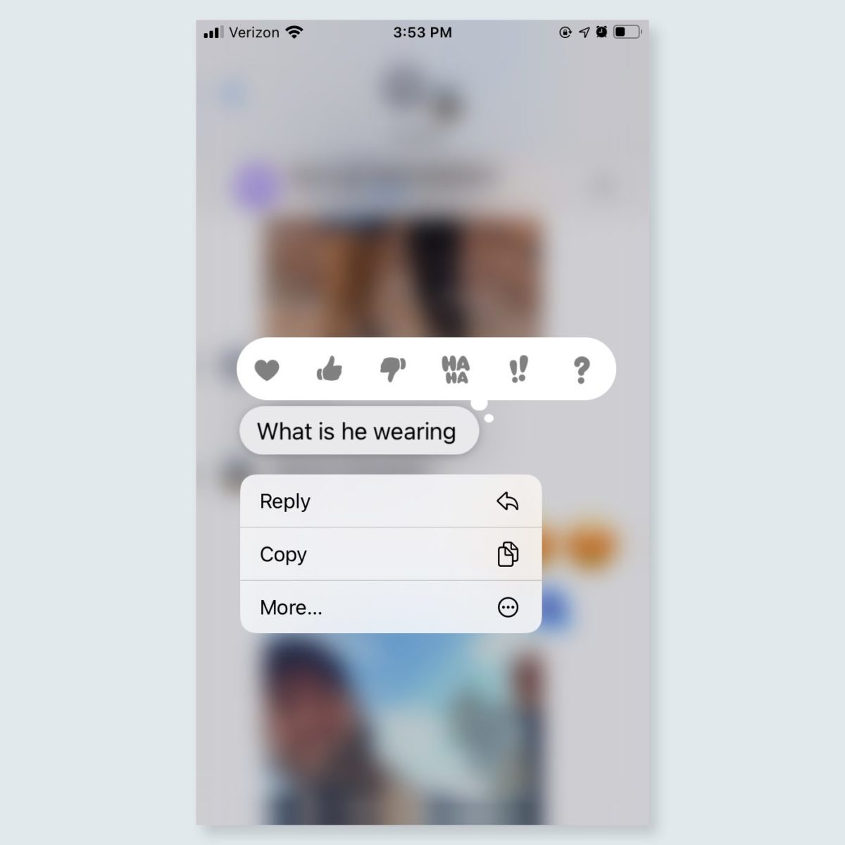 iphone trick - respond to single messages