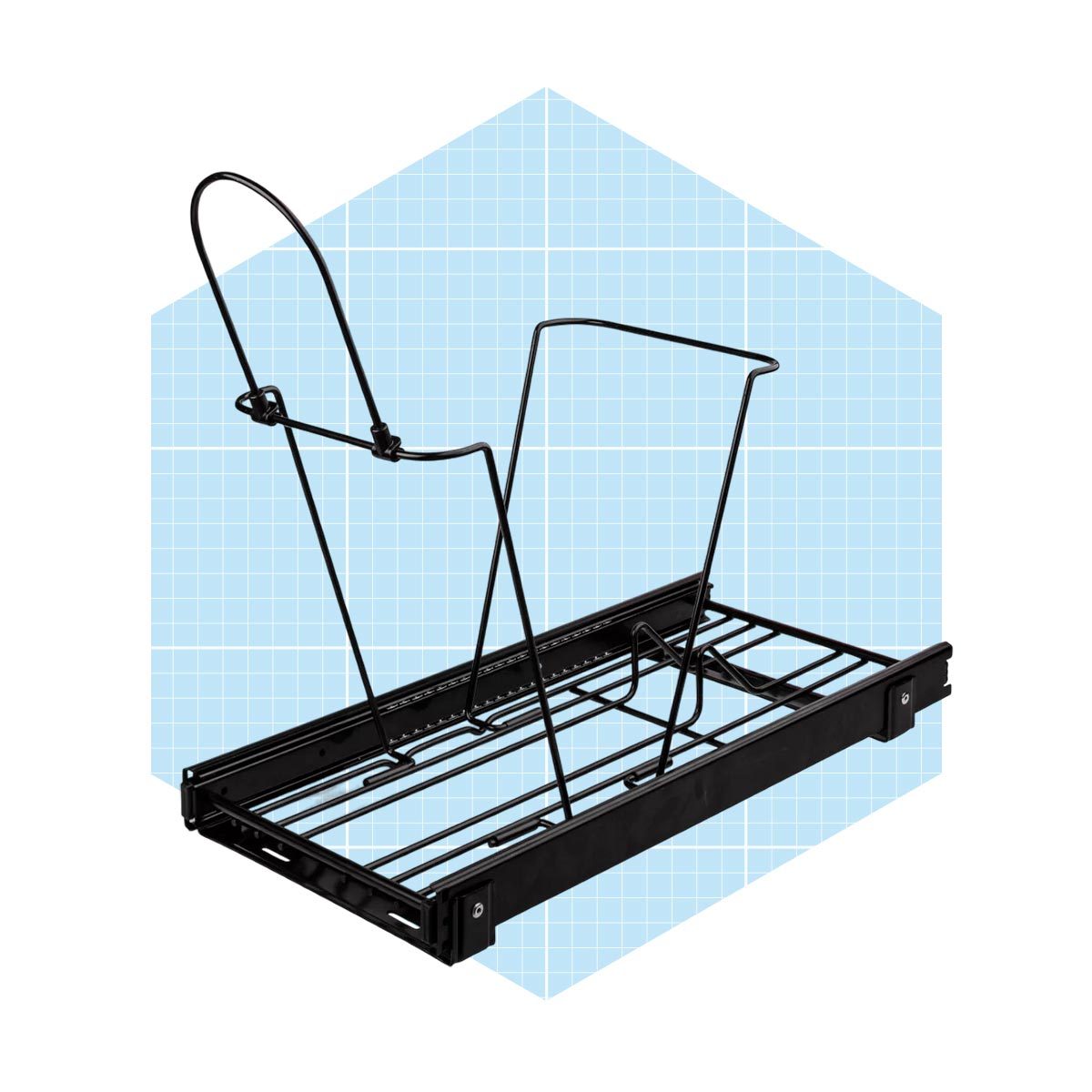 Hardware Resources Steel Pull Out Trash Can Holder