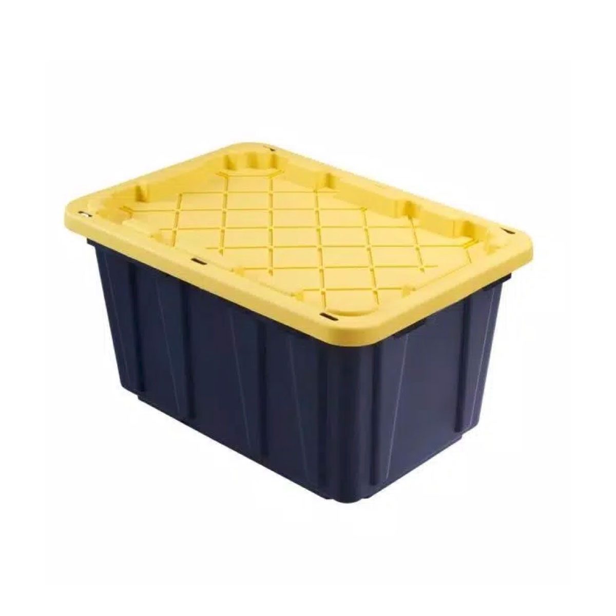 Black Yellow Hdx Storage Bins