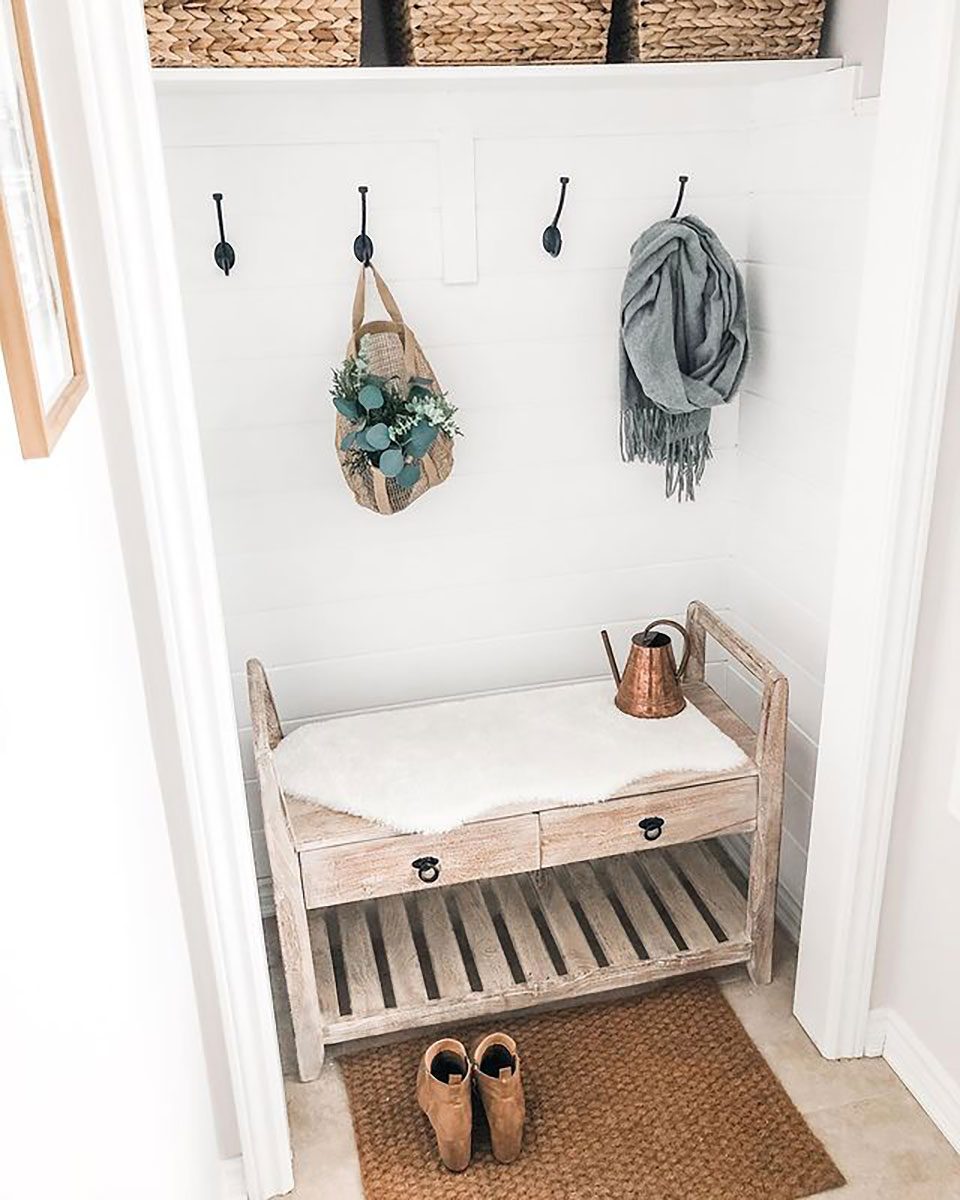 Entry Closet Bench