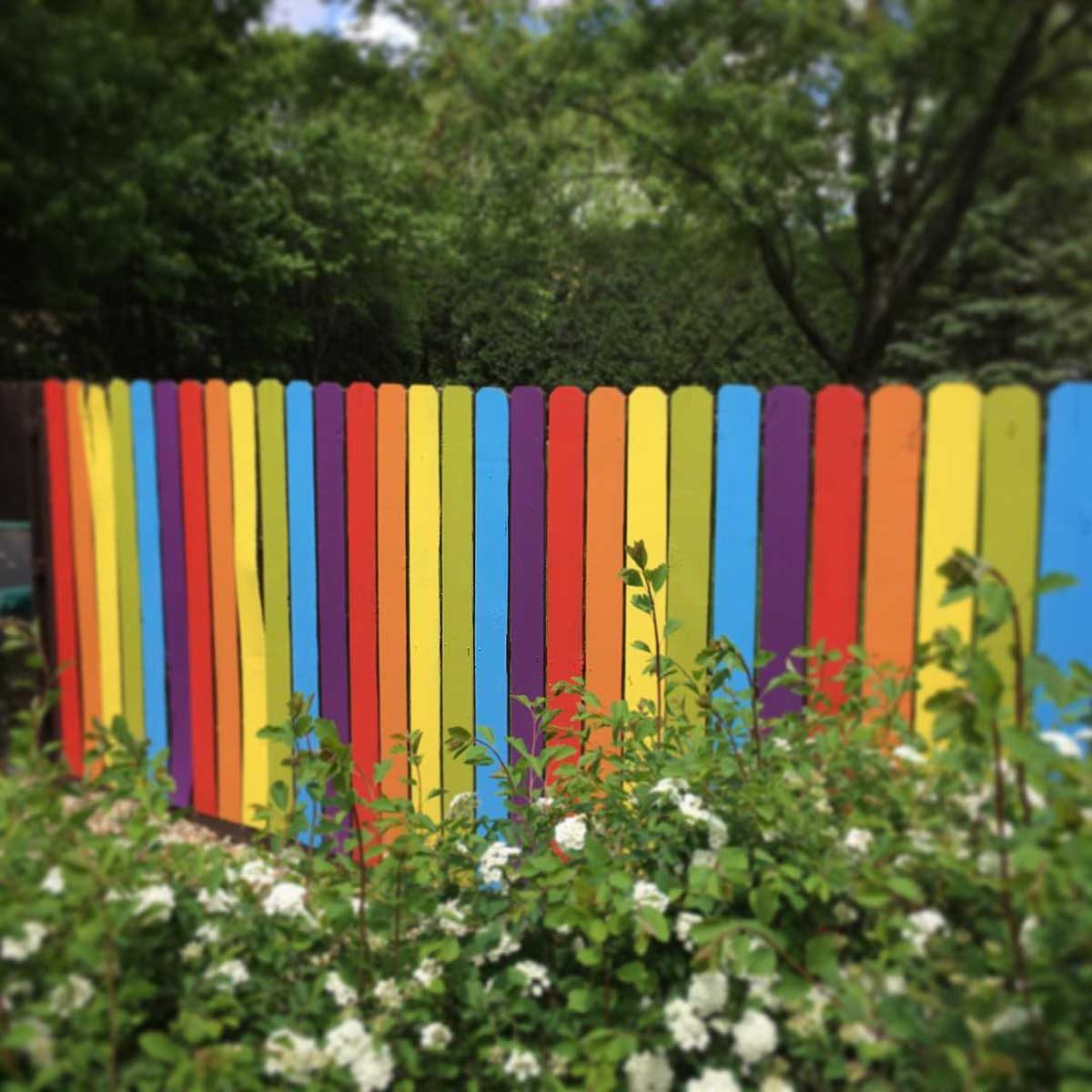 Rainbow Fence