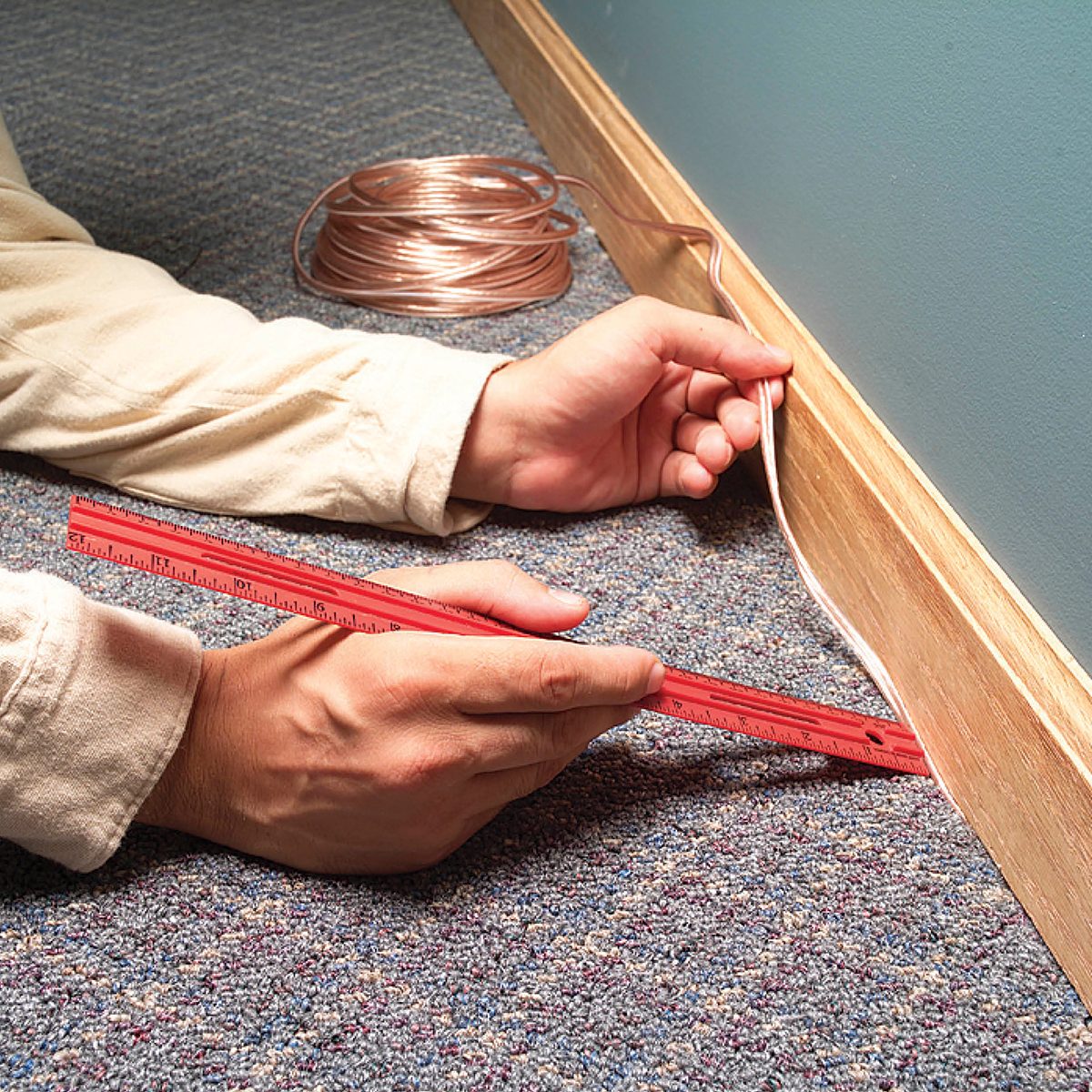 Tuck Low-Voltage Wires