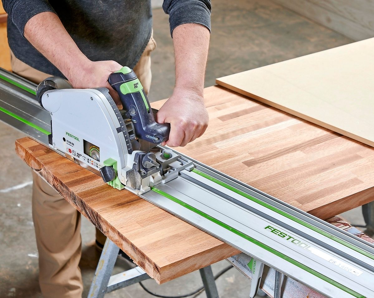 Cut the work surface