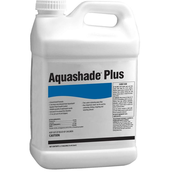 A rectangular container labeled 