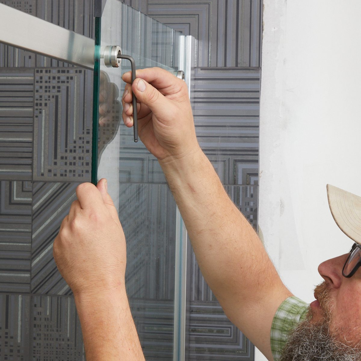 Installing a shower door