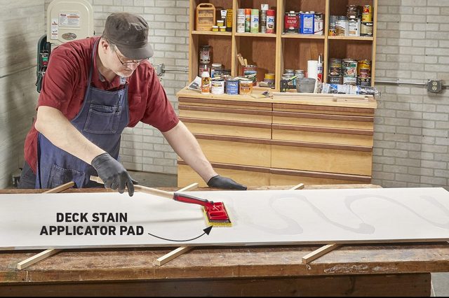 Pre-finish sheet goods