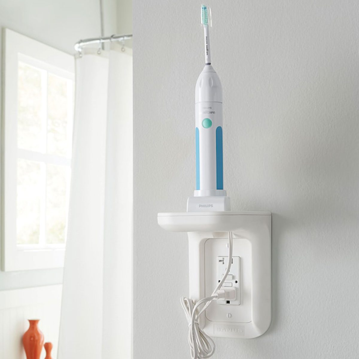 Bathroom Outlet Shelf