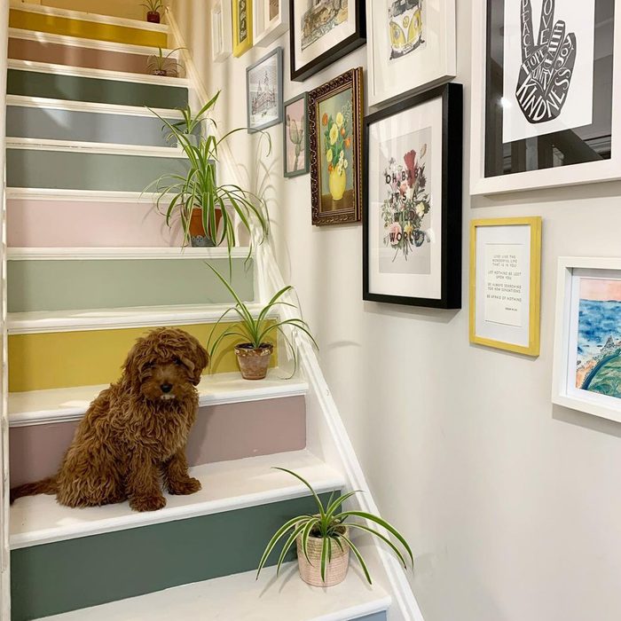 Colorful Painted Stairs