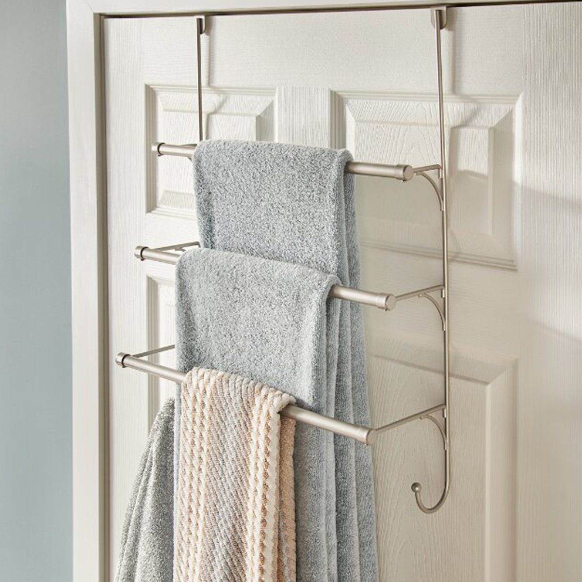 Over The Door Towel Bar Rack