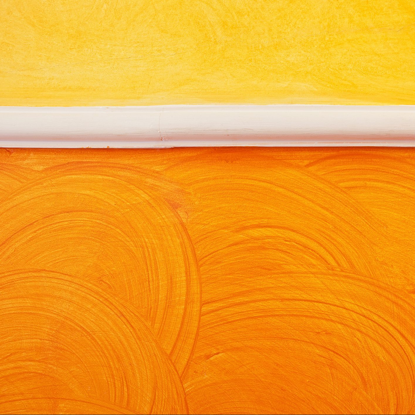 close up of Sponge painted wall