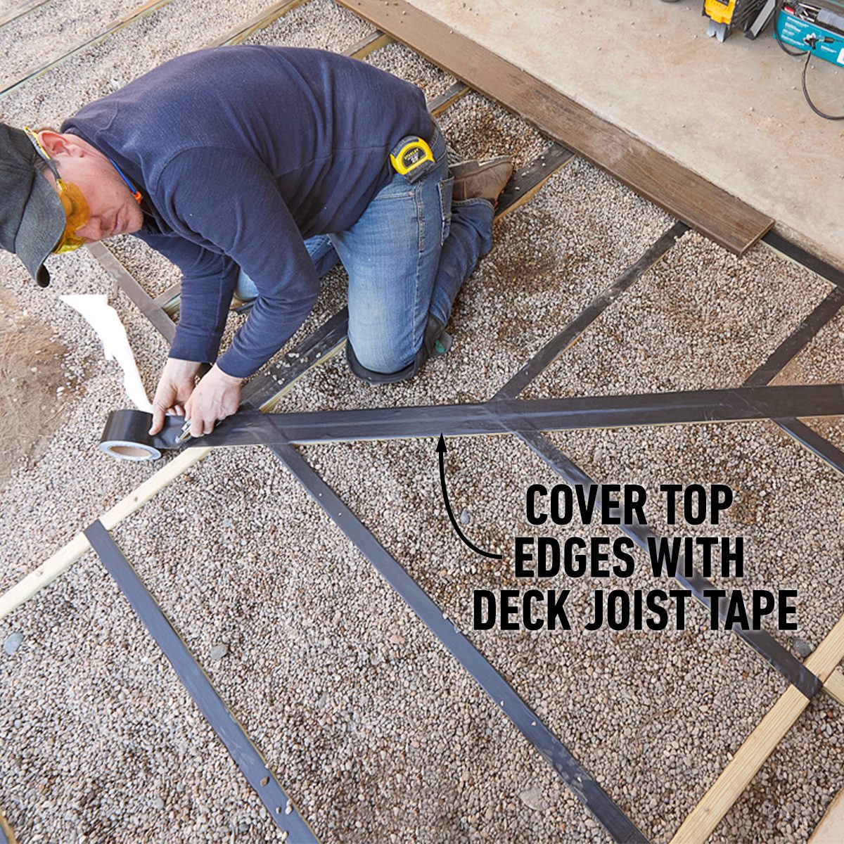 Fh22jun 618 50 149 How To Build A Composite Boardwalk And Accent Walls Protect The Wood Frame