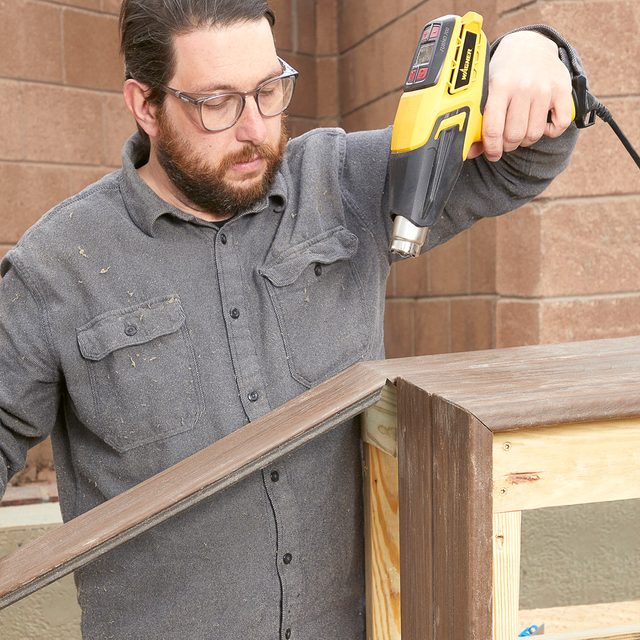 Fh22jun 618 50 054 Heat Up And Fold The Corner How To Build Custom Composite Benches