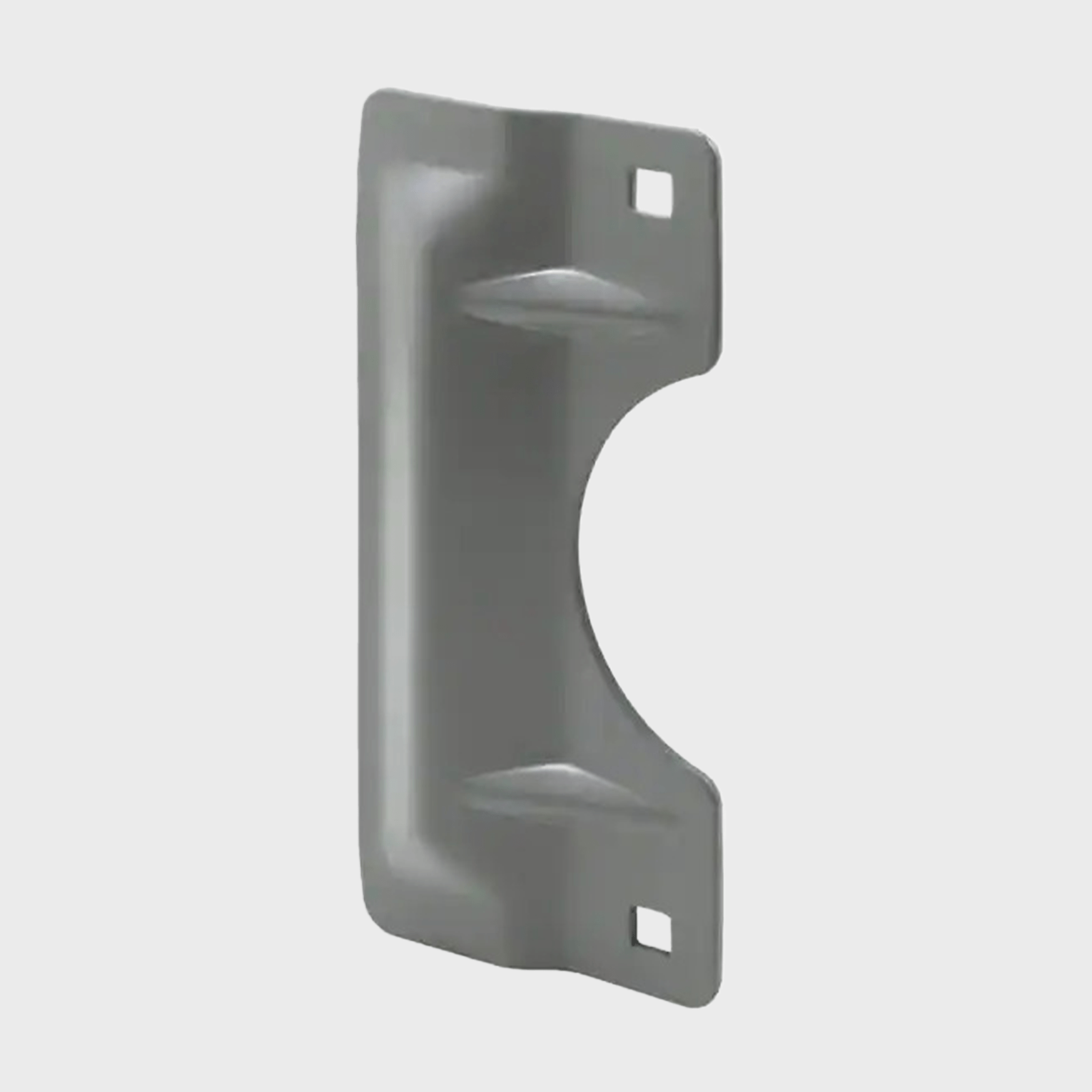 Steel Painted Gray Door Latch Shield Ecomm Via Thehomedepot