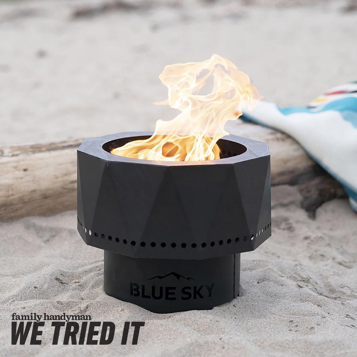 The Dual-Fuel Blue Sky Fire Pit Brings the Heat