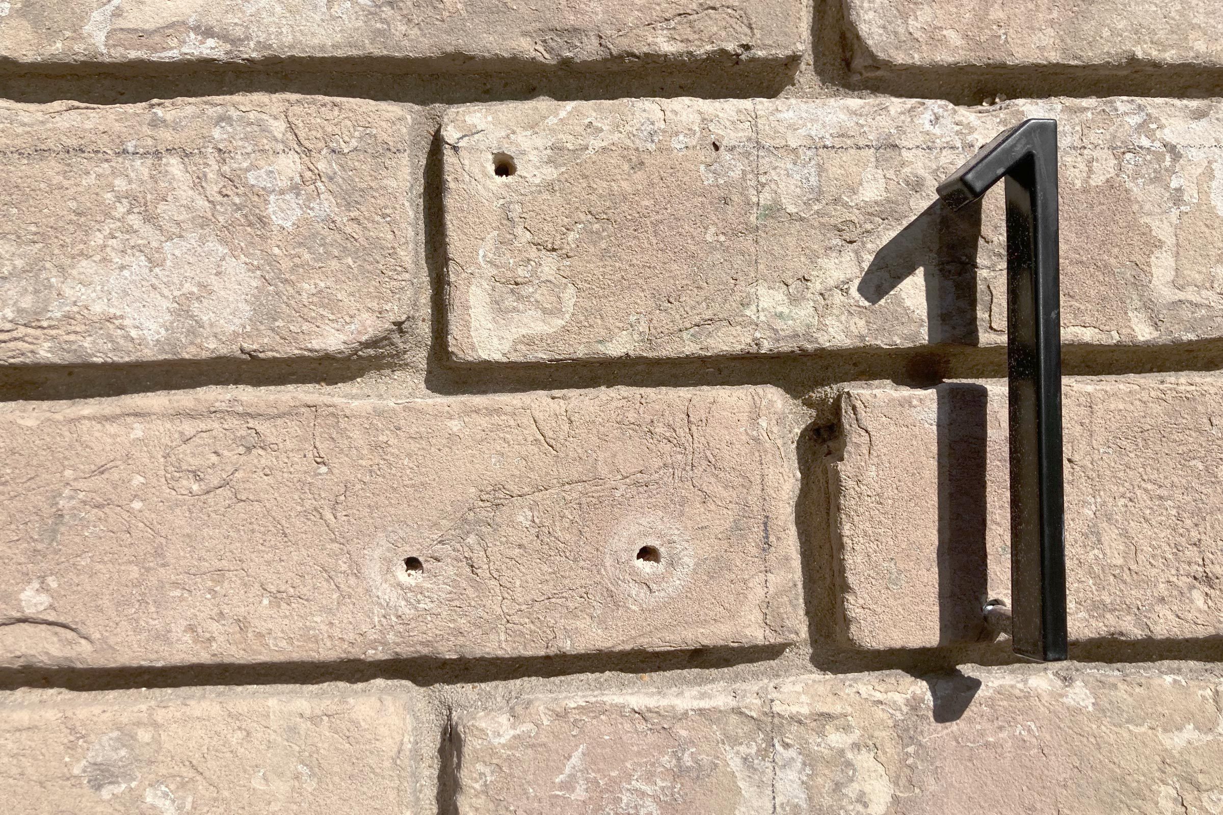 Fhm Floating House Numbers Step 5 Drill The Holes Ally Childress Jvedit