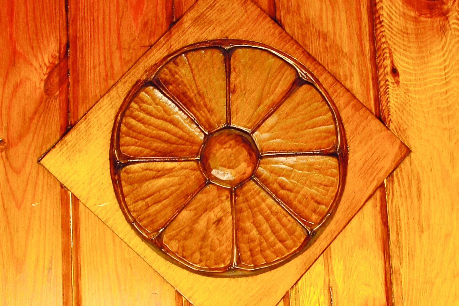 Carving larger flower