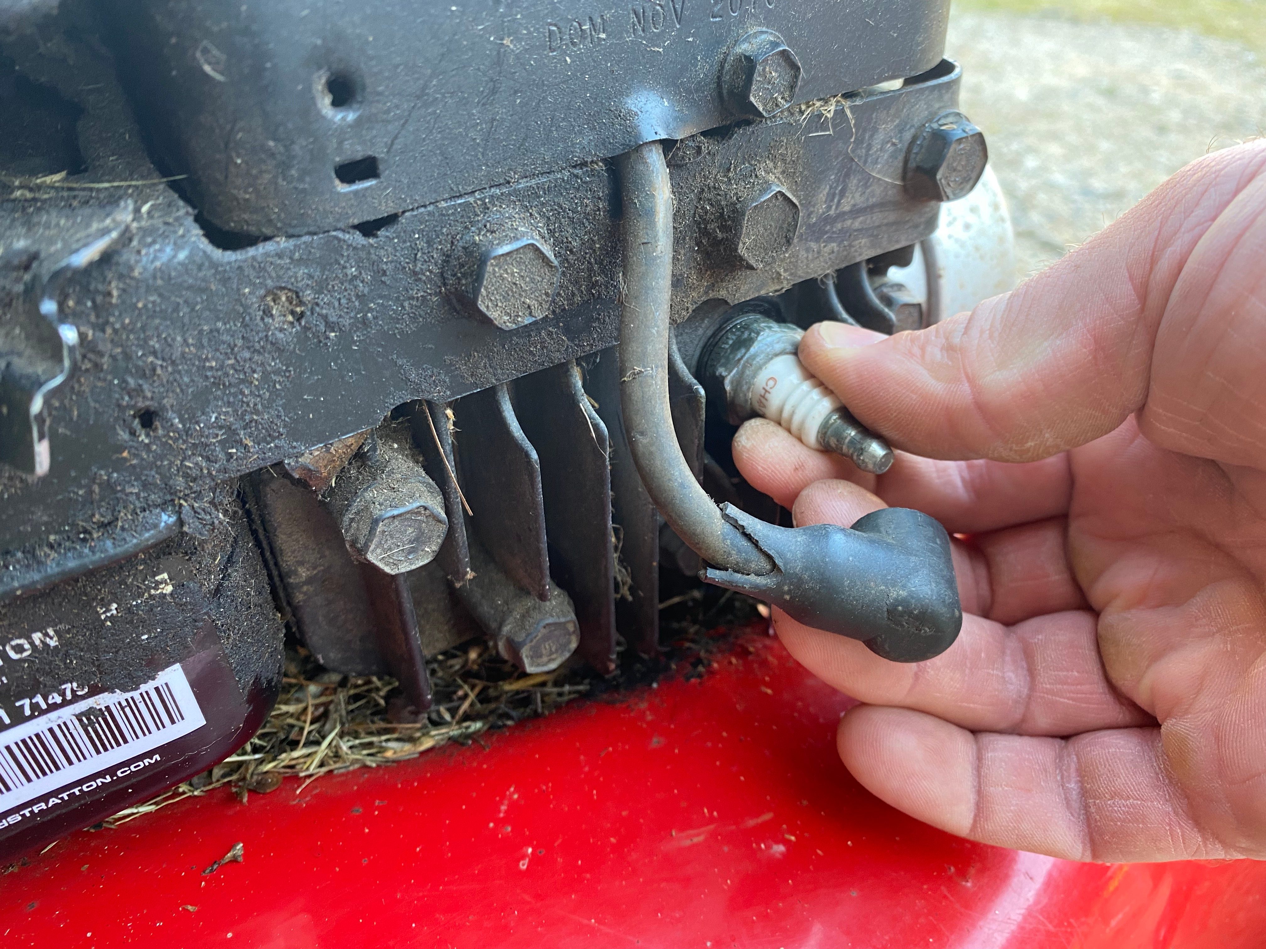 Install the new spark plug