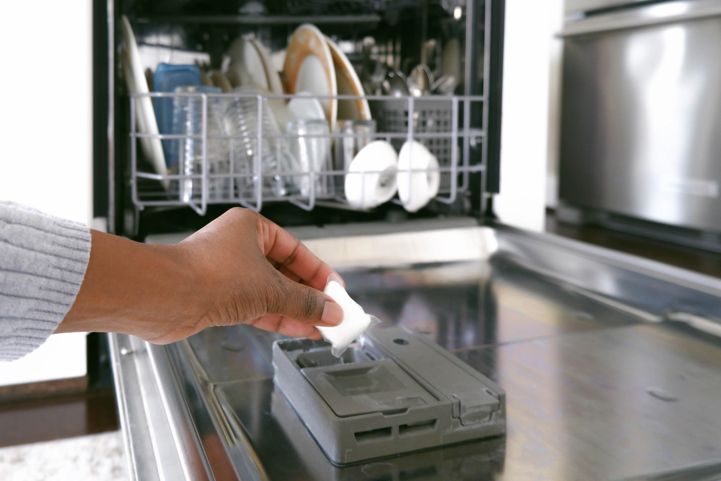 Here’s Why It Might Be Time to Stop Using Liquid Dishwasher Detergent