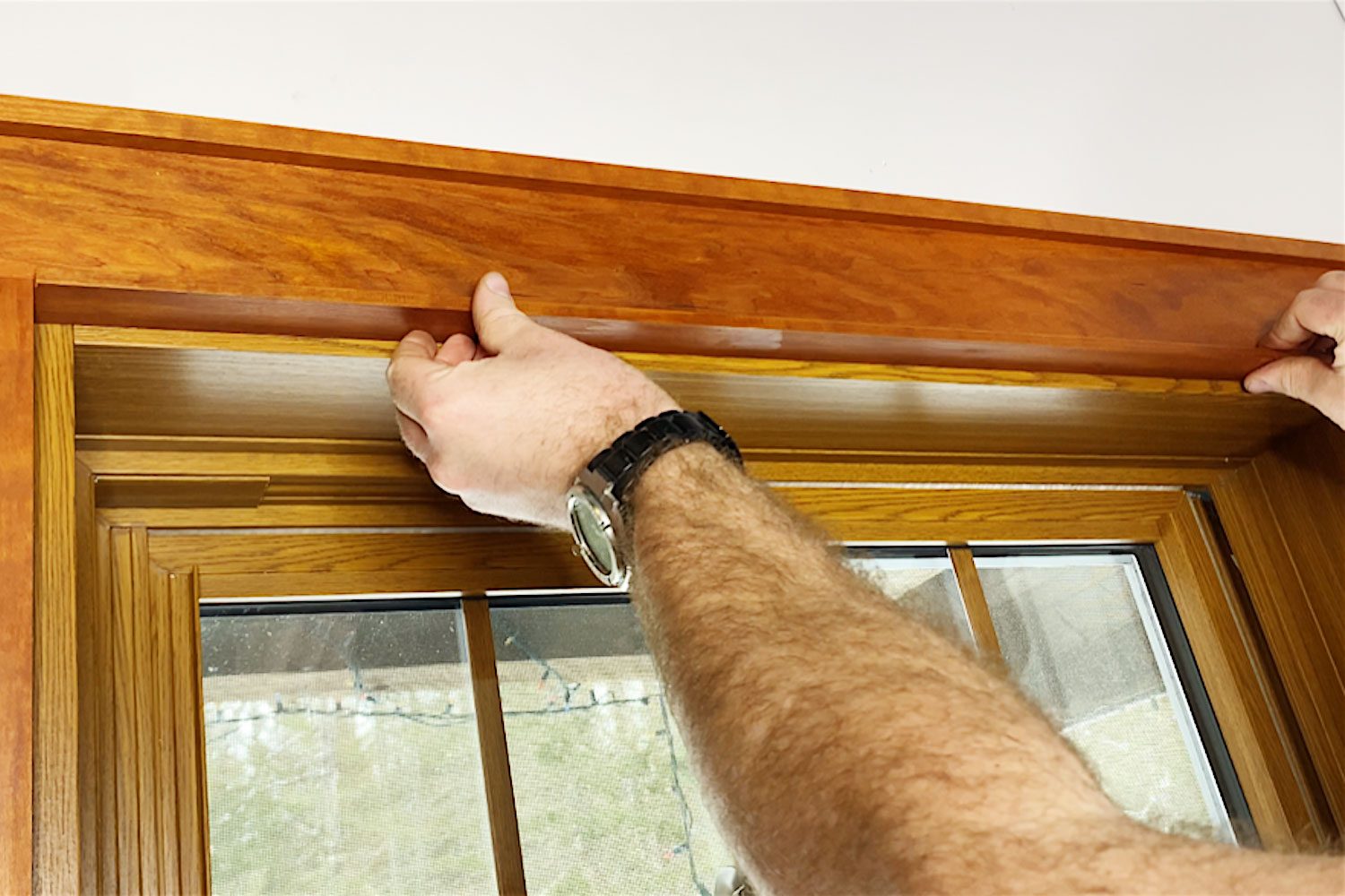 Cut and install your border strips