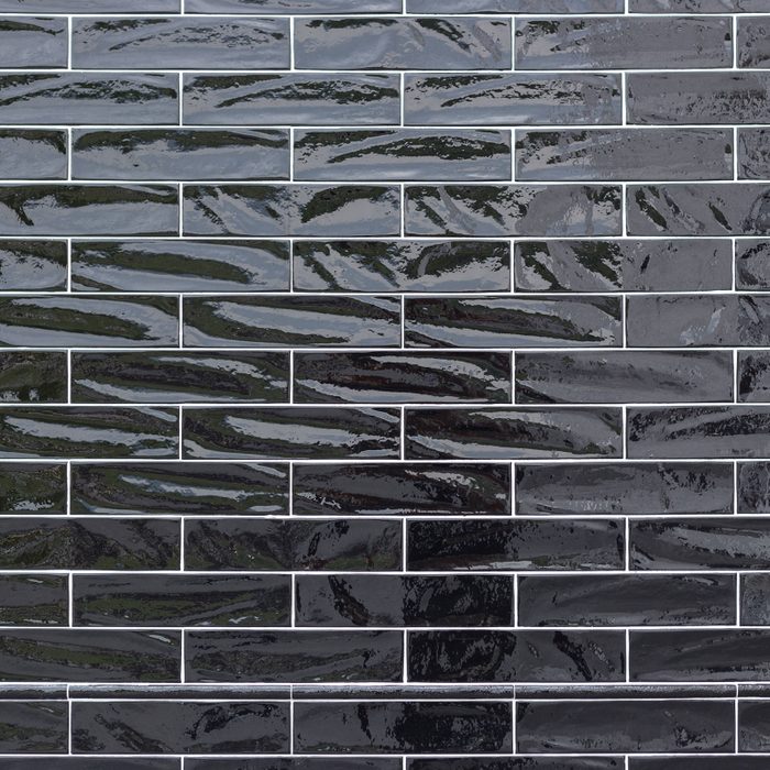 Black Tile in an undisclosed home kitchen